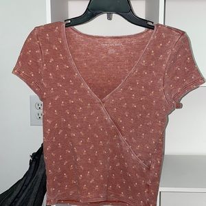 American Eagle vintage floral blouse
